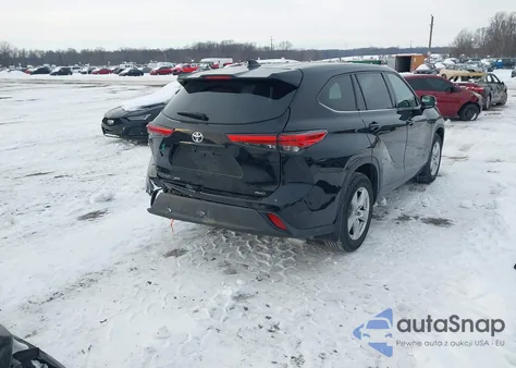 2020 Toyota Highlander L z USA, uszkodzony, nr VIN 5TDCZRBH9LS002440